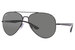 Ray Ban RB3675 Sunglasses Men's Pilot - Black/Polarized Green - 002/58