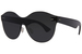 RetroSuperFuture Tuttolente-Mona Sunglasses Shield - Black/Grey Zeiss-SP17