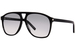 Saint Laurent Dune SL-596 Sunglasses Women's Pilot - Black/Grey Gradient-006