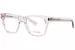 Saint Laurent Opt SL 875 Eyeglasses Women's Full Rim Rectangle Shape - Beige Transparent-004