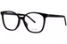Saint Laurent SL M162 Eyeglasses Women's Full Rim Square Shape - Black-001