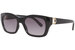 Salvatore Ferragamo SF1012S Sunglasses Women's Fashion Rectangular - Black/Gold - 001