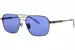Salvatore Ferragamo SF319SLB Sunglasses Men's Pilot - Gunmetal/Blue-070