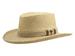 Scala Men's Jute Trim Raffia Gambler Hat