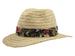 Scala Men's Tropical Trim Raffia Safari Hat