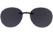 Silhouette Blend 5555-Bridge Style Clip-On Sunglasses
