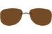 Silhouette TNG Titan Next Generation 5521 Clip-On Polarized Lenses - Brown Polarized