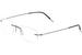 Silhouette Eyeglasses Dynamics Colorwave Chassis 5500 Rimless Optical Frame