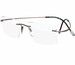 Silhouette Eyeglasses TMA The Must Collection Chassis 5515 Rimless Glasses