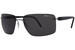 Silhouette Spielberg 8722 Sunglasses Square Shape - Black/Polarized Grey-9040
