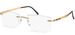 Silhouette Venture 5537 Luxury Elegance Eyeglasses 23-Carat Gold Plated