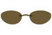 Silhouette Zenlight 5065 Brown Polarized Clip-On Sunglasses - 