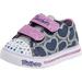 Skechers Toddler Girl's Twinkle Toes Glitter Heart Light Up Sneakers Shoes