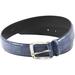 Stacy Adams Men's Griffin Buckle Croco Embossed Genuine Leather Belt