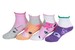 Stride Rite Infant/Toddler/Little Girl's 4-Pairs Sweet Animal Face Ankle Socks