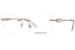Swarovski SK1014 Eyeglasses Women's Rimless Butterfly Shape