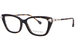 Swarovski SK2011 Eyeglasses Women's Full Rim Cat Eye - Havana-1002
