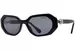 Swarovski SK6028 Sunglasses Women's - Black/Dark Grey-100187