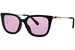 Swarovski SK6054D Sunglasses Women's Square Shape - Black/Violet-1001LA