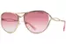 Swarovski SK7028 Sunglasses Women's Pilot - Gold/Pink/Red Gradient-4004A5