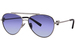 Tiffany & Co. TF3101B Sunglasses Women's Pilot - Silver/Polarized Azure Gradient Dark Blue-60014U