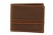 Timberland Men's Waxed Canvas/Leather Bi-Fold Passcase Wallet