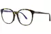 Tom Ford FT5671-F-B Eyeglasses Women's Full Rim Round Shape