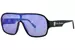 Tonino Lamborghini TL508 Sunglasses Men's Shield Style - Black/Blue Decor-05