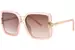 Tory Burch TY9075U Sunglasses Women's Square Shape - Transparent Orange/Brown Gradient-198613