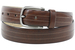 Trafalgar Men's Terrance Genuine Cortina Leather Belt