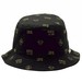 True Religion Men's Cotton Logo Pattern Bucket Hat