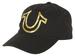 True Religion Men's Metallic Horseshoe Cotton Strapback Baseball Cap Hat