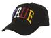 True Religion Men's Rainbow Emblem Cotton Strapback Baseball Cap Hat