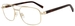 Tumi VTU017 Eyeglasses Men's Full Rim Rectangle Shape