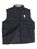 U.S. Polo Association Men's Basic Sleeveless Zip Front Vest