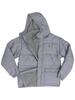 U.S. Polo Association Men's Heathered Classic Bubble Zip Front Hooded Jacket