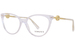 Versace 3298-B Eyeglasses Women's Full Rim Round Shape