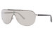 Versace Men's VE2140 2140 Shield Sunglasses  - Silver/Light Grey Silver Mirror - 10006G