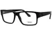 Versace VE3342 Eyeglasses Men's Full Rim Rectangle Shape - Black-GB1