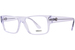 Versace VE3342 Eyeglasses Men's Full Rim Rectangle Shape - Crystal-148