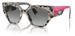 Vogue VO5409S Sunglasses Women's Round Shape - Ivory/Beige Tortoise/Grey Gradient-307611