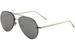 Yaaas! 3027 Pilot Sunglasses - Silver/Silver Flash - D