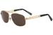 Zilli Men's ZI65002 ZI/65002 Fashion Pilot Polarized Sunglasses