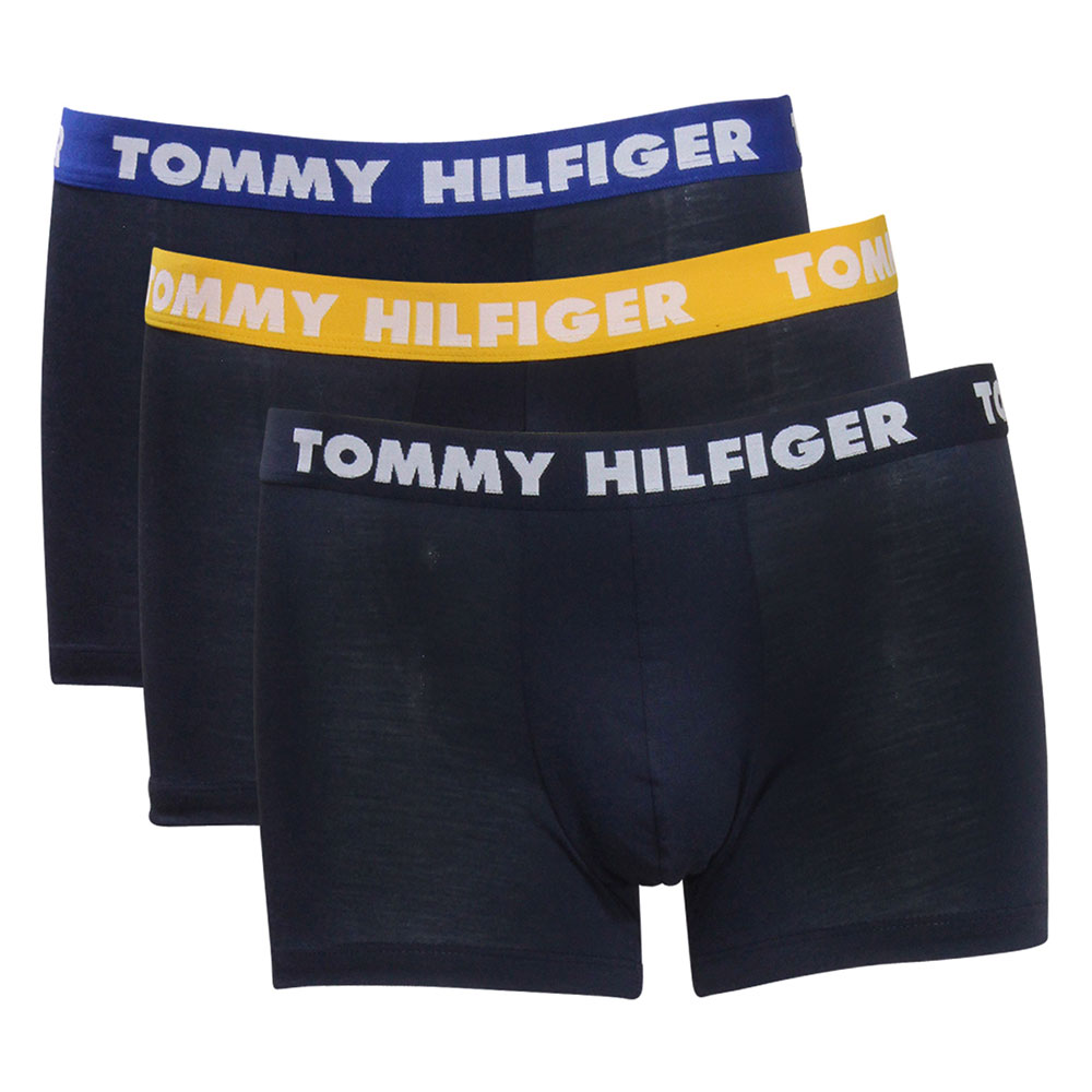 TOMMY HILFIGER 3 Boxer Briefs COTTON STRETCH 3 PACK Underwear $42.50