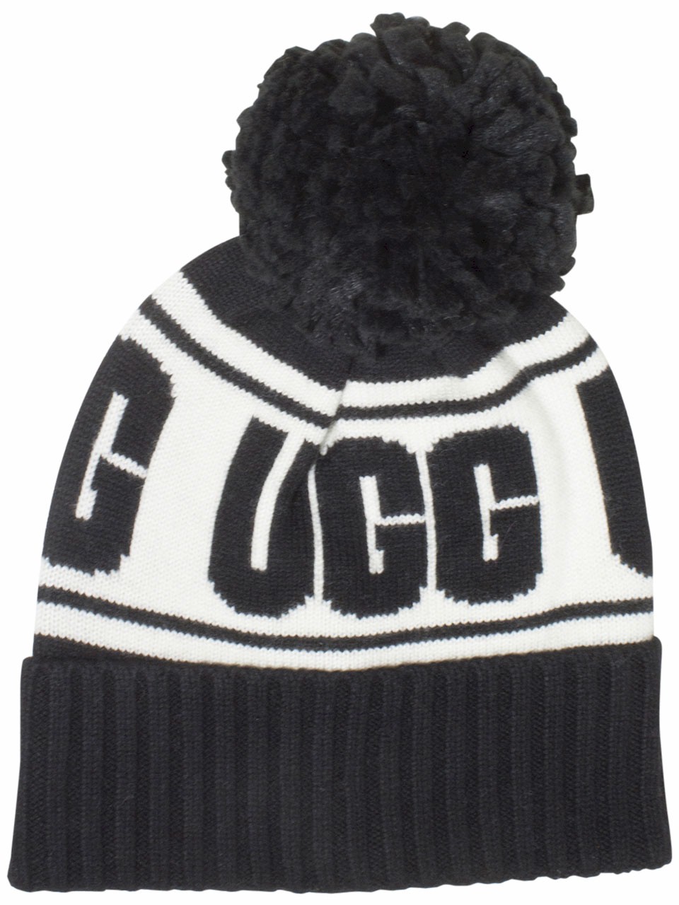 Ugg Women's Knit Logo Stadium Beanie Hat | JoyLot.com