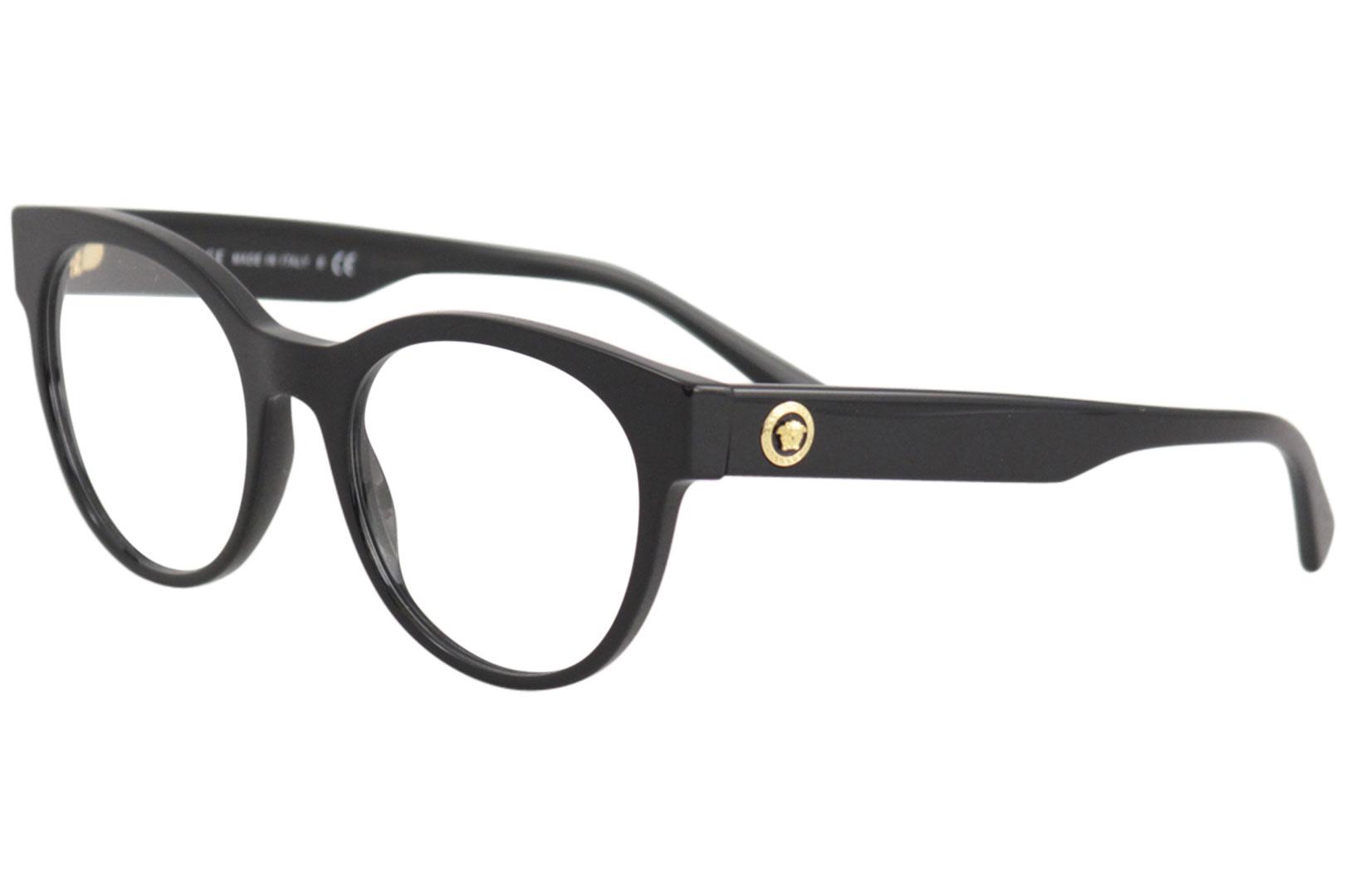 versace round eyeglasses