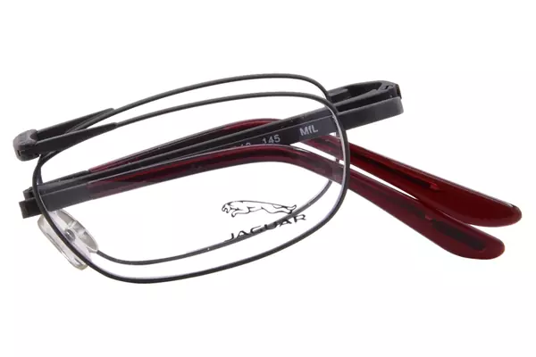  Jaguar Folding 33112 Eyeglasses Full Rim Rectangle Shape 