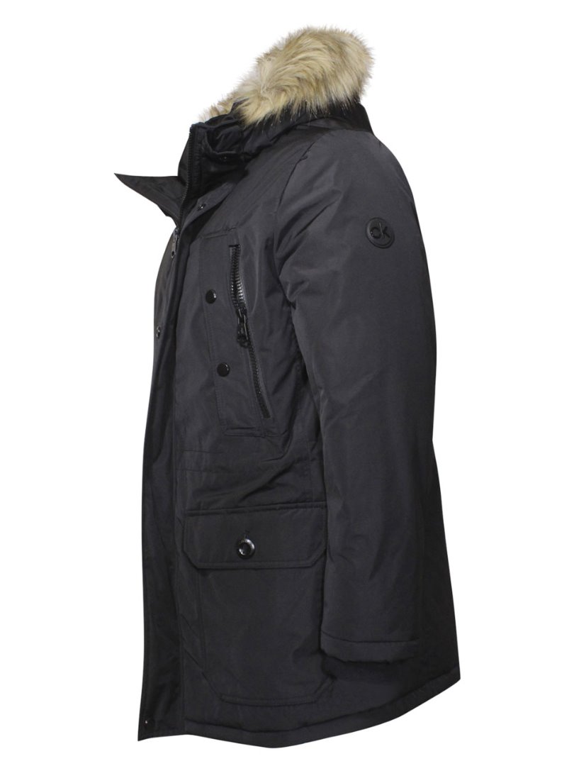 Calvin Klein Men's Water Resistant Zip Front Hooded Parka Winter Jacket |  eBay