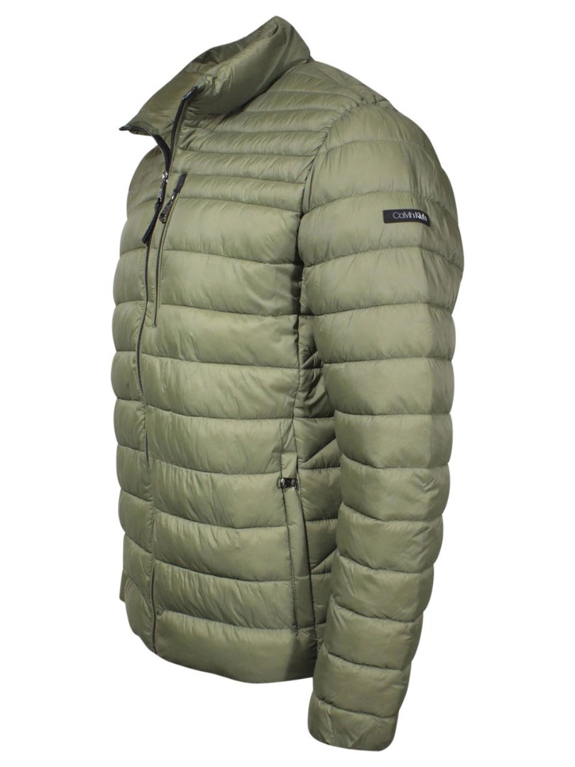 calvin klein men's packable down quilted jacket