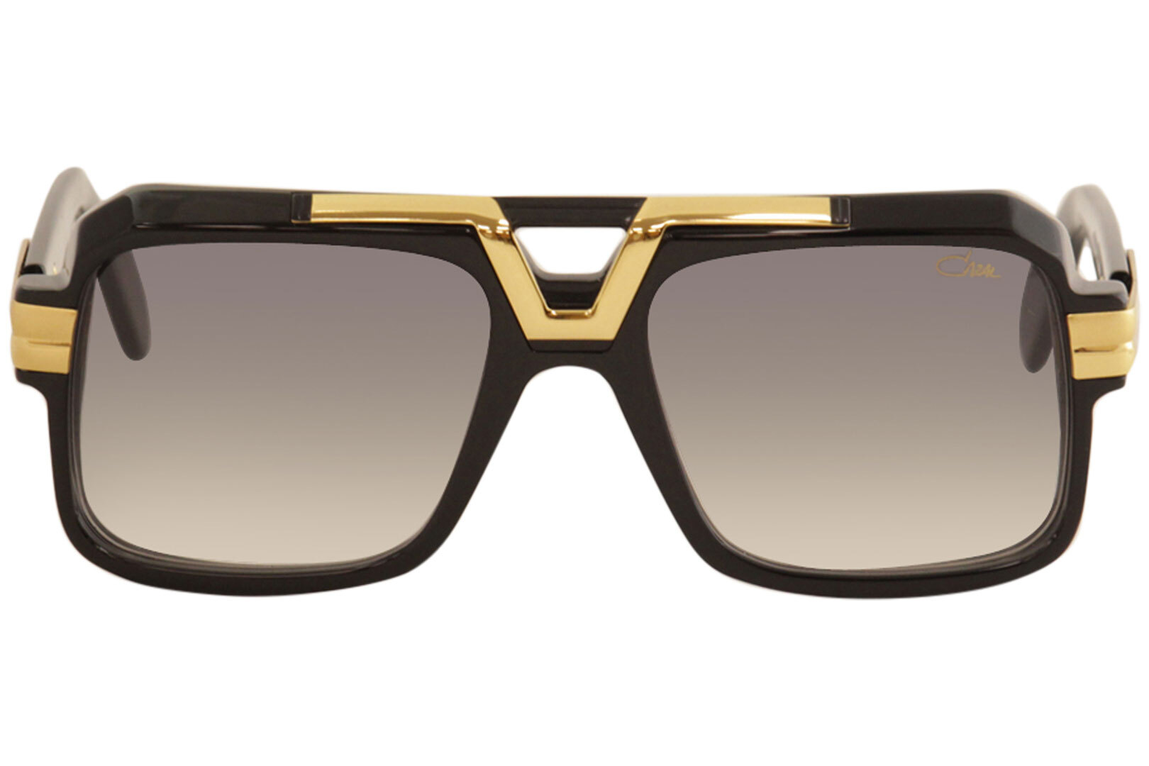 Cazal Legends 664/3 001 Sunglasses Men's Black-Gold Plated/Grey